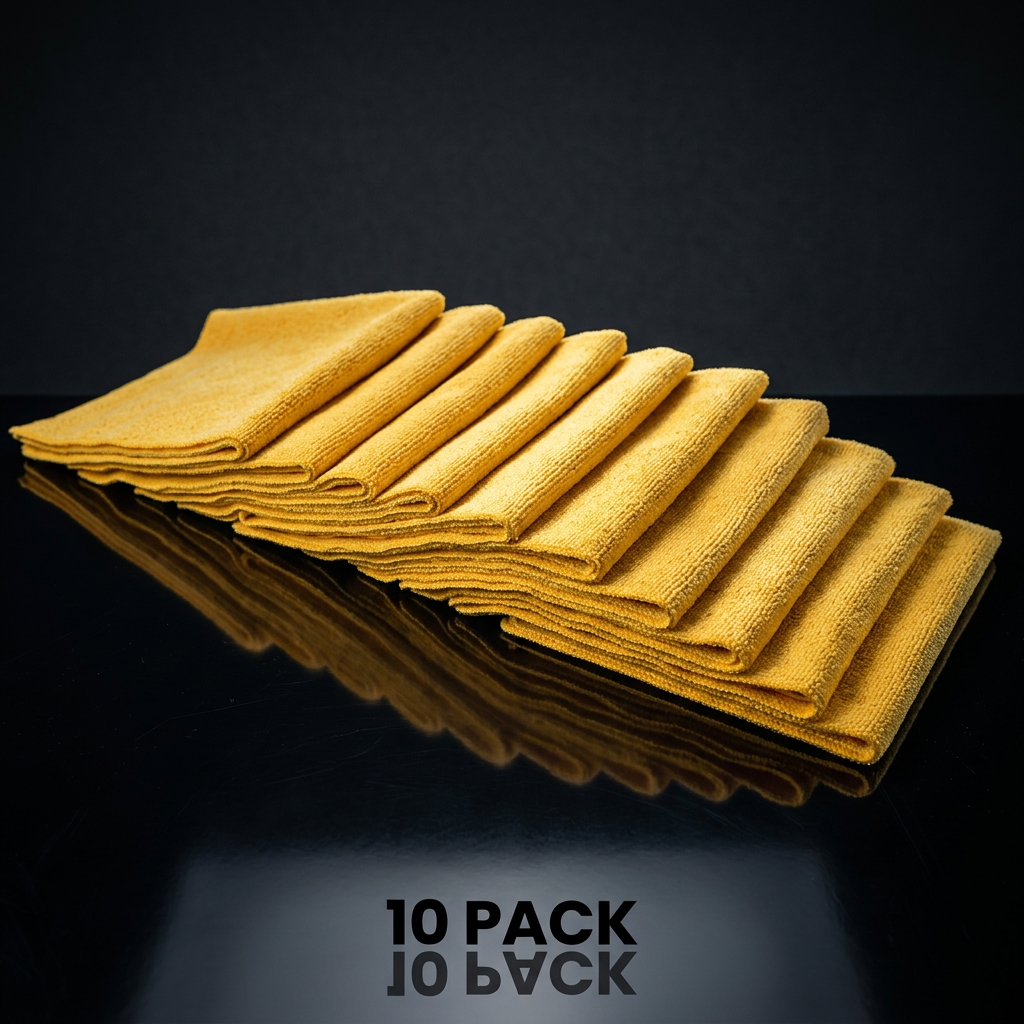 Microfiber Towels — 10 Pack