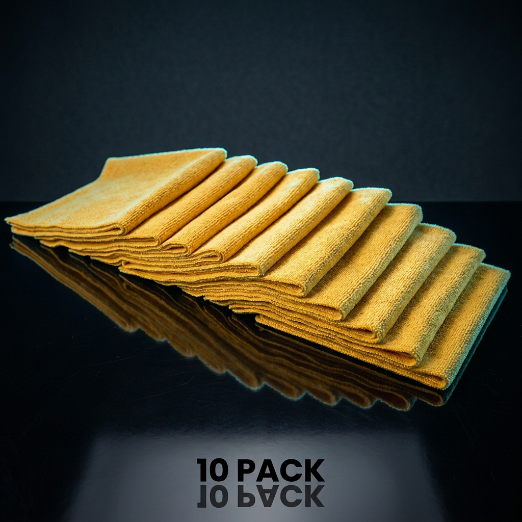 Microfiber Towels — 10 Pack